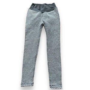 Womens Leggings Scrunch Butt Lifting TikTok Butt Shaping Leggings Grey Small y2k